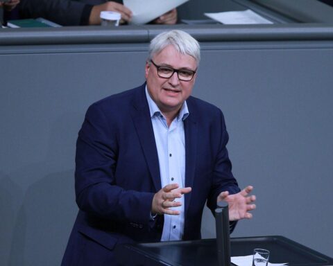 Sönke Rix, neuer Präsident der Bundeszentrale für politische Bildung, wird vorgestellt.