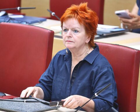 Barbara Fuchs kritisiert Stellenabbau und fordert faire Bedingungen für öffentliche Fördermittel.