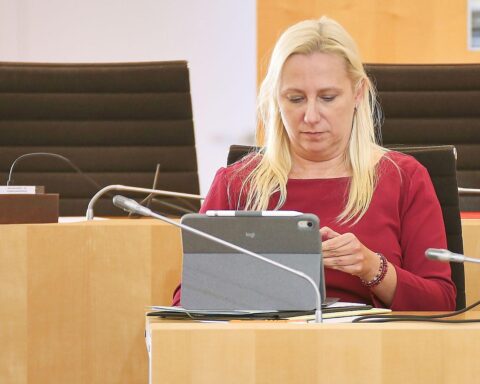 Diana Stolz spricht im Bundesrat über Pflegegesetz und Risiken für Krankenhäuser.