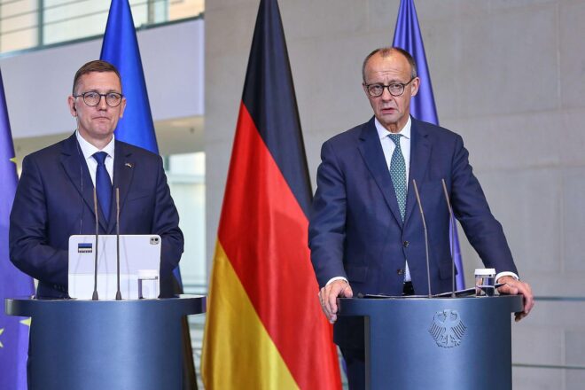 Merz: Estland hat Auswirkungen des Ukrainekriegs "direkt vor Augen"
