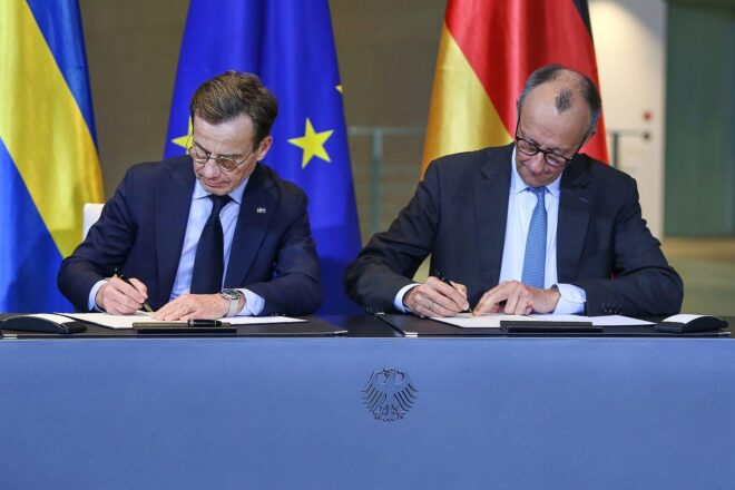 Merz und schwedischer Premier vereinbaren engere Zusammenarbeit