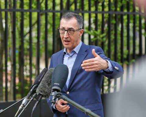 Cem Özdemir spricht über liberalen Kurs und ökologische Marktwirtschaft auf Bundesdelegiertenkonferenz.