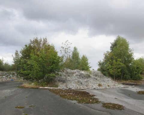 Sanierung der ehemaligen Recyclinganlage in Gösen, Abfallablagerungen, Umweltministerium stellt Finanzierung bereit.