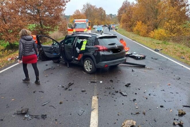 Schwerer Unfall auf Landesstraße bei Waldmohr