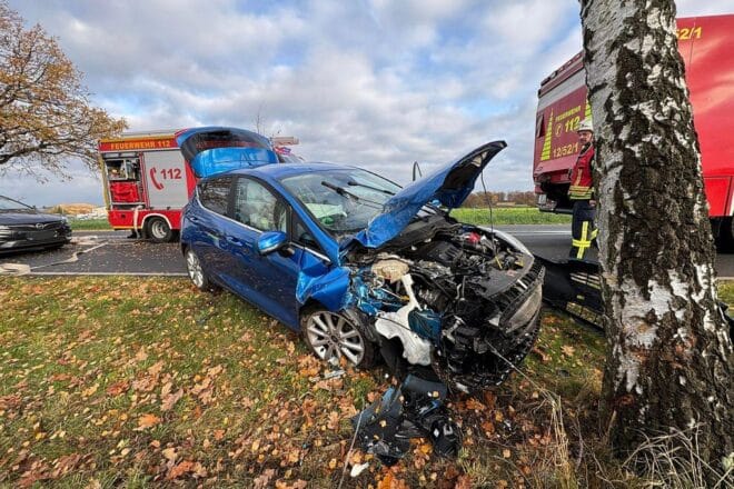 Verkehrsunfall auf B3 bei Bergen führt zu Straßensperrung