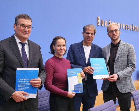 Fünf Gruppen von Deutschen: Entschlossene, Besorgte, Zustimmende, Indifferente, Ablehnende im Klimawandel.