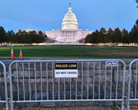 Das Kapitol in Washington, Symbol der US-Regierung, nach beendetem Government Shutdown.