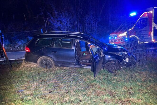 19-Jähriger bei Unfall in Marienheide leicht verletzt