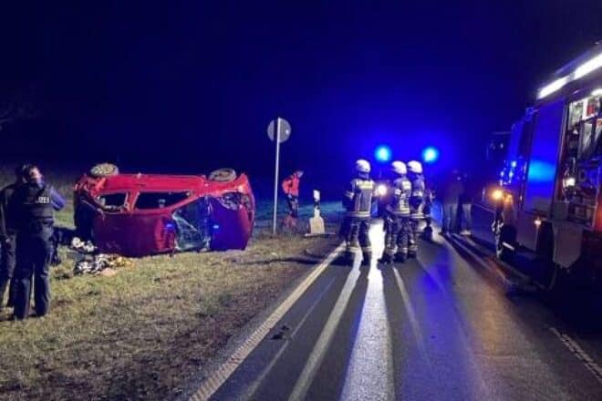Auto überschlägt sich nach Unfall bei Dreieich