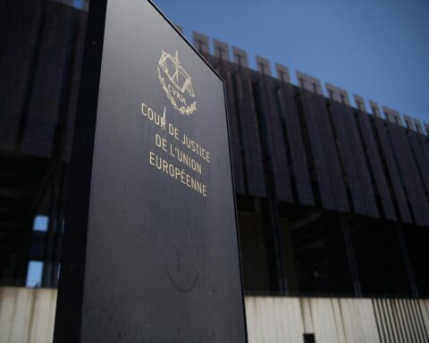 Europäischer Gerichtshof in Luxemburg, Symbol für Rechtsprechung und Rechtsstaatlichkeit in der EU.