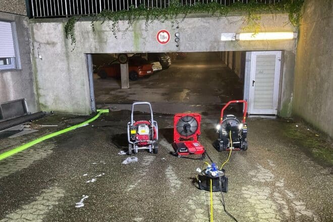 PKW-Brand in Tiefgarage in Mülheim an der Ruhr