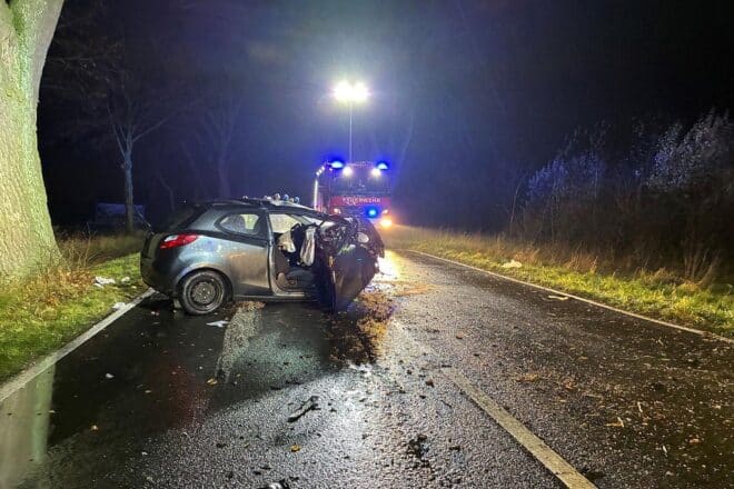 Schwerer Unfall auf Landstraße bei Tönisvorst