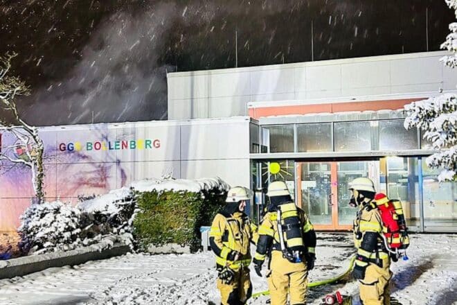 Brand in Haaner Grundschule zerstört Verwaltungsbereich