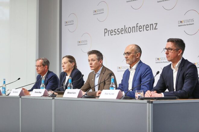 Deutsche Wirtschaft 2025 leicht gewachsen