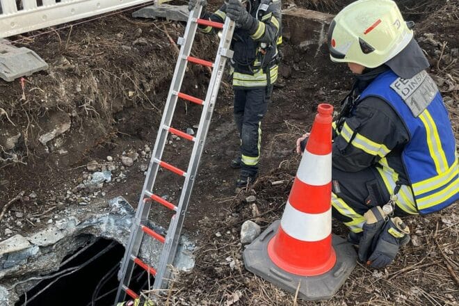 Dinslaken: Bei Abbrucharbeiten geheimer Bunker entdeckt