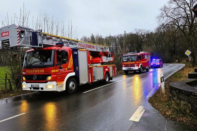 Feuerwehr in Sprockhövel an Silvester und Neujahr zu mehreren Einsätzen ausgerückt