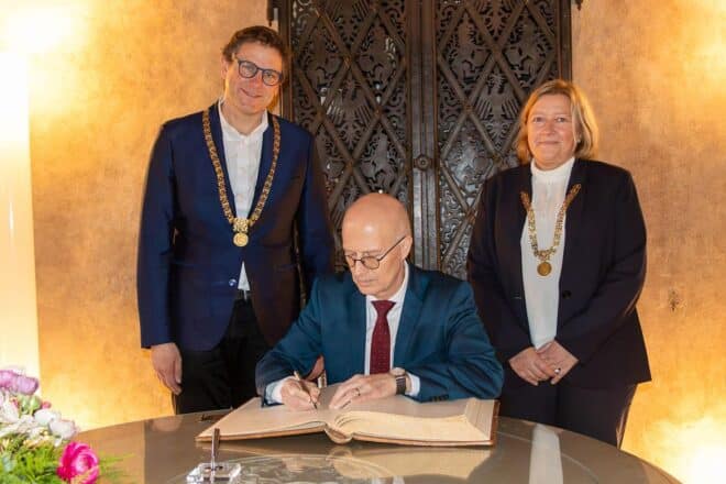 Hamburgs Bürgermeister besucht Würzburg