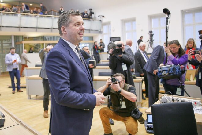 Hessens Ministerpräsident würdigt Haseloff und gratuliert Schulze