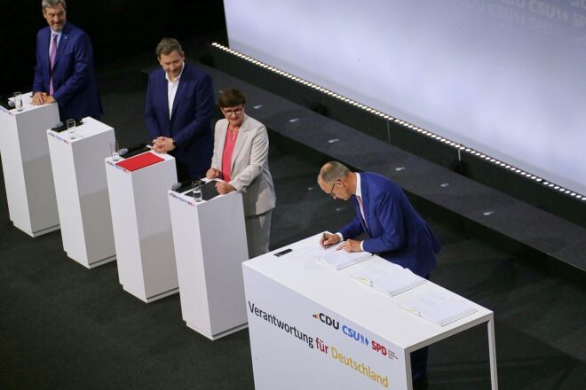 Koalitionsvertrag 2.0: SPD zurückhaltend gegenüber CDU-Vorschlag