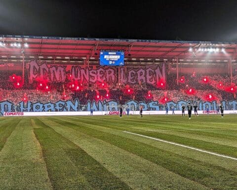 Ministerpräsident und Innenminister danken Polizisten nach Fußballspielbesuch und verurteilen Gewalt.