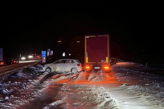 Nach Unwetter entspannt sich Verkehrslage auf der A7 bei Hildesheim