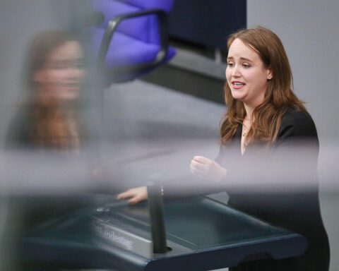 Ricarda Lang spricht über ihre neue Rolle im Petitionsausschuss des Bundestags in Berlin.