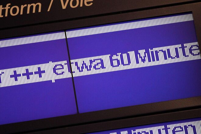 Pünktlichkeit der Bahn auf neuen Tiefstand gefallen