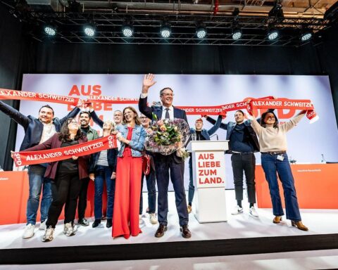 Parteitag der SPD Rheinland-Pfalz im Stadion: Einigung über Regierungsprogramm 2026-2031 für die Zukunft.