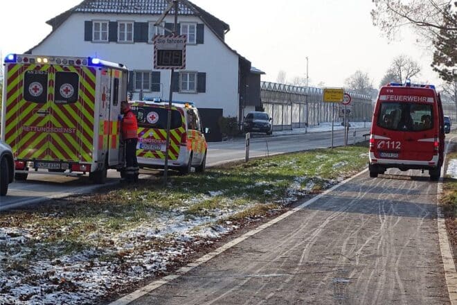 Schlittschuhläufer nach Einbruch in Gnadensee gerettet
