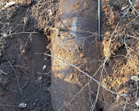 Entschärfung einer M65-Fliegerbombe im Kaiserslauterer Stadtwald am 15.01.2026.