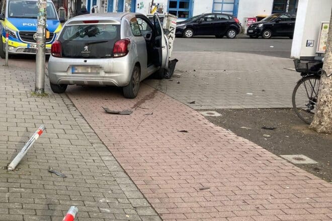 Unter Drogeneinfluss verunfallter Autofahrer in Münster