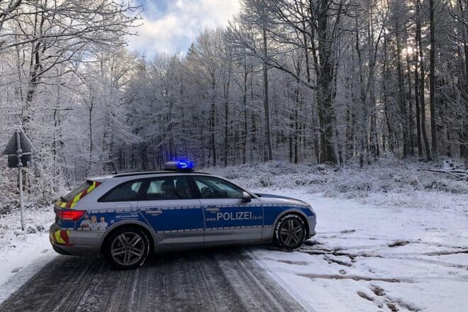 Verkehrsbeeinträchtigungen durch Glatteis in Bad Dürkheim