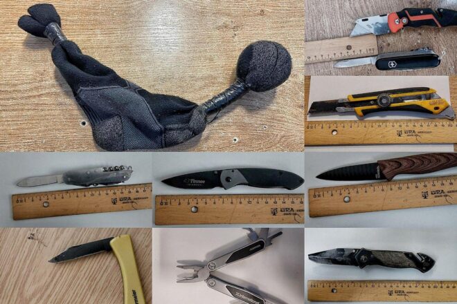 Bundespolizei stellt bei Kontrollen in Kiel und Lübeck Waffen und Messer sicher