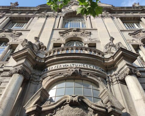 Grafik des Oberverwaltungsgerichts, urbanen Wohnen und städtebaulicher Entwicklung in Berlin-Köpenick.