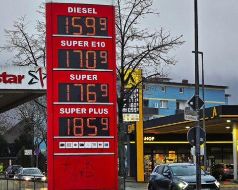 Benzinpreise an Tankstelle, aktuelle Preisdaten, ADAC-Bericht, fossile Brennstoffe, Preisunterschied Diesel-Benzin.