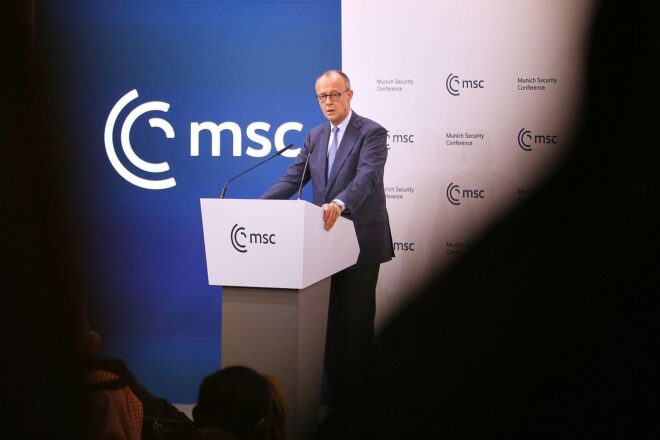 Merz fordert auf Sicherheitskonferenz stärkeres Europa