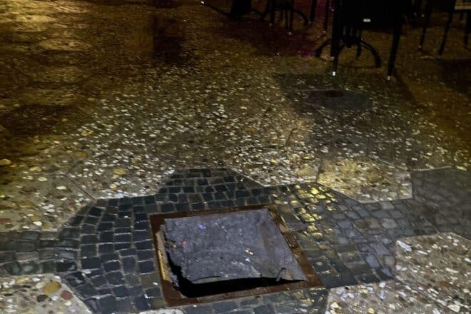 Radfahrer stürzt in offenen Gulli in Kempen