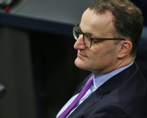 Jens Spahn spricht über nukleare Teilhabe und transatlantische Beziehungen in Berlin.