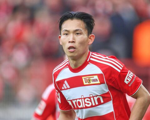 Woo-yeong Jeong schießt das entscheidende Tor für Union Berlin gegen Freiburg.
