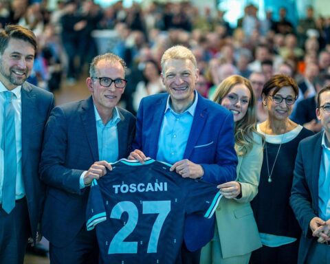 Stephan Toscani bei seiner Nominierung zum Spitzenkandidaten für die Landtagswahl 2027.