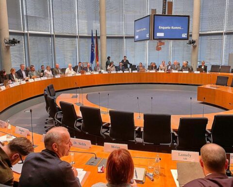 Franziska Hoppermann diskutiert Pandemievorbereitung im Bundestag, Kritik an Zusammenarbeit und Gesetzen.