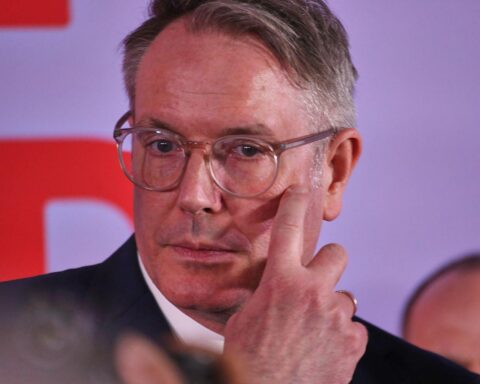 Alexander Schweitzer spricht nach der Landtagswahl, deutliche Niederlage der SPD in Rheinland-Pfalz.