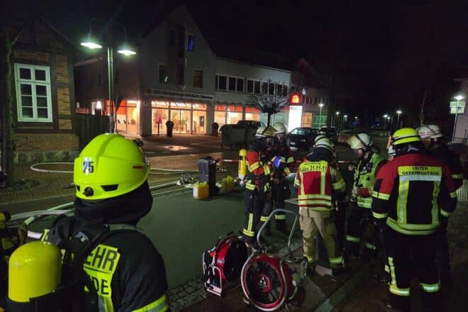 Großeinsatz nach Gasalarm in Rotenburger Innenstadt