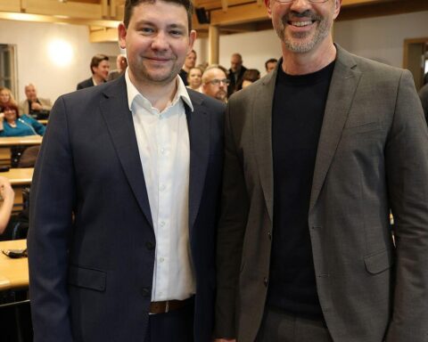 Thomas Haslinger und Christoph Rabl kandidieren für Oberbürgermeisterwahl in Landshut.