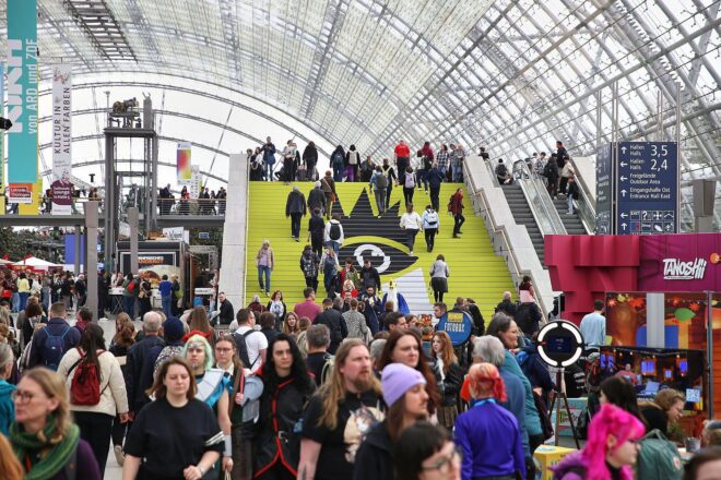 Leipziger Buchmesse steuert auf neuen Besucherrekord zu