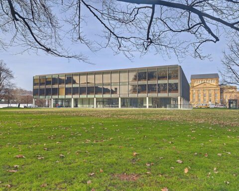 Blick auf den Landtag von Baden-Württemberg; Symbol für politische Herausforderungen der SPD.