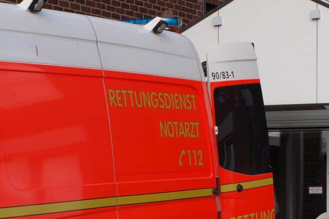 Schwerer Unfall zwischen Auto und Motorrad bei Leimen