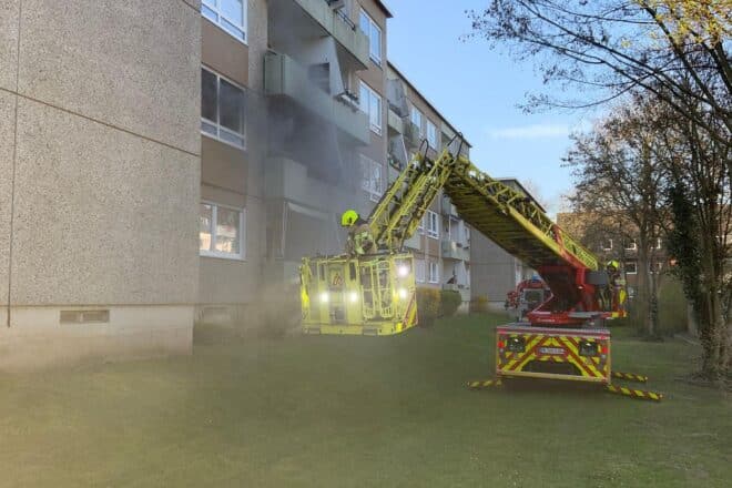 Wohnungsbrand in Ratingen fordert Katzenleben