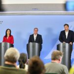 Politiker besprechen Kooperation zwischen Deutschland und Ukraine in Sicherheits- und Verteidigungsindustrie.