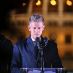 Péter Magyar und EU-Delegation diskutieren über die Freigabe von EU-Mitteln in Budapest.